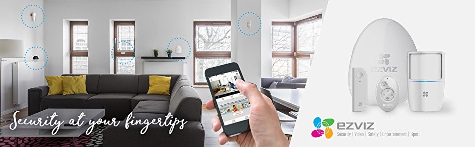 Ezviz : système de sécurité complet : caméra de surveillance et alarme
